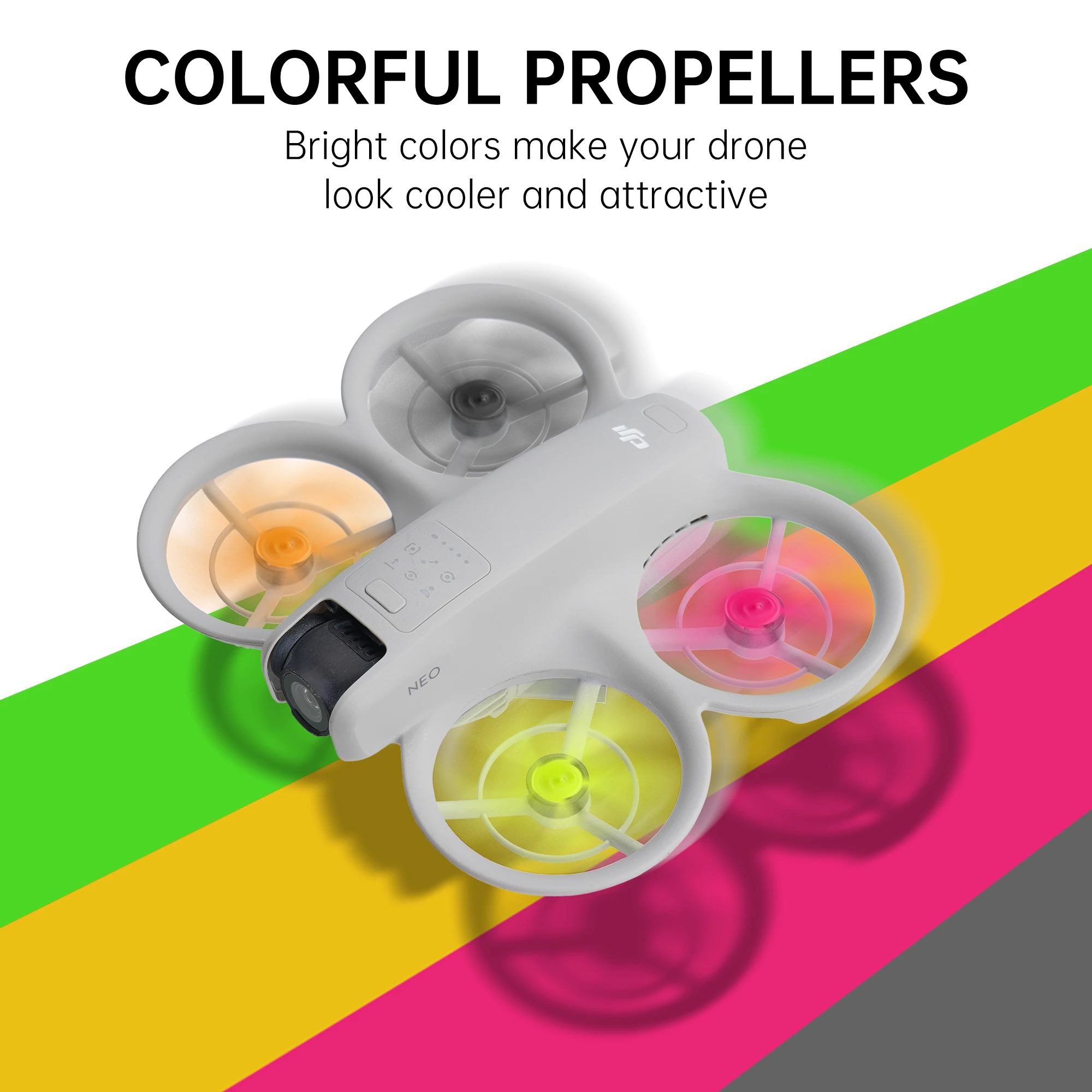 ل DJI Neo خمسة أوراق مراوح الدعائم الإفراج السريع الدعائم مجداف شفرة مراوح منخفضة الضوضاء ل DJI Neo ملحقات طائرة بدون طيار