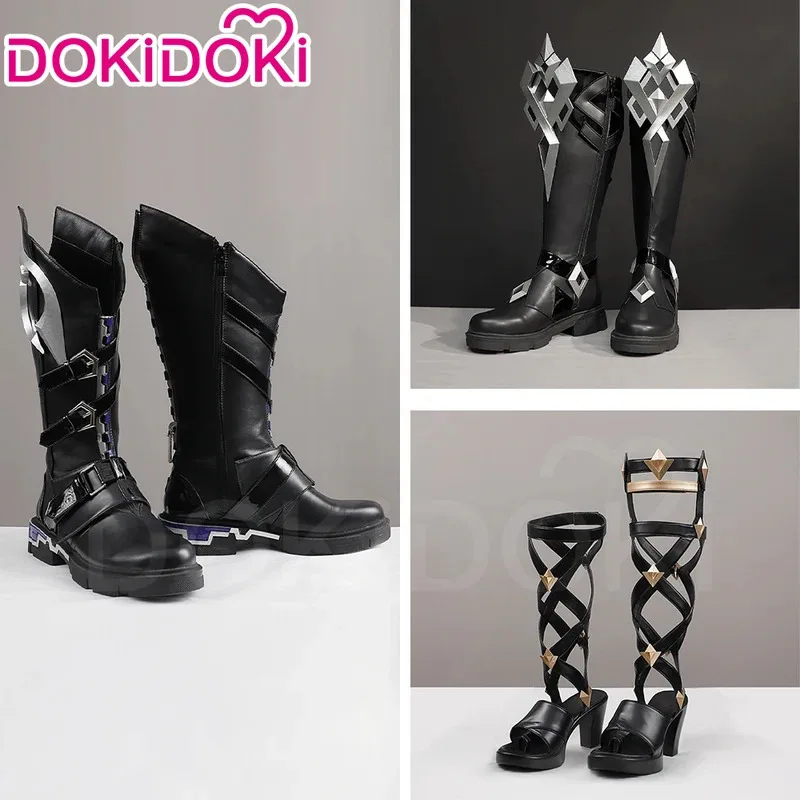 

qq28LQCaptain Citсла Ororon Shoes Game Genshin Impact DokiDoki Мужчины Женщины Capitano Косплей Длинные сапоги