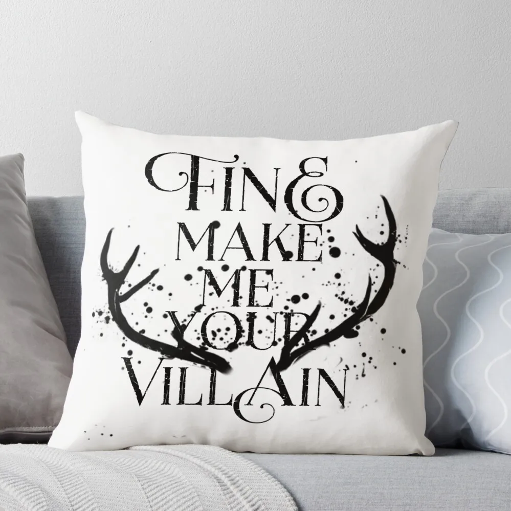 make me your villain Throw Pillow Christmas Pillows Anime Cushions For Decorative Sofa Sitting Cushion