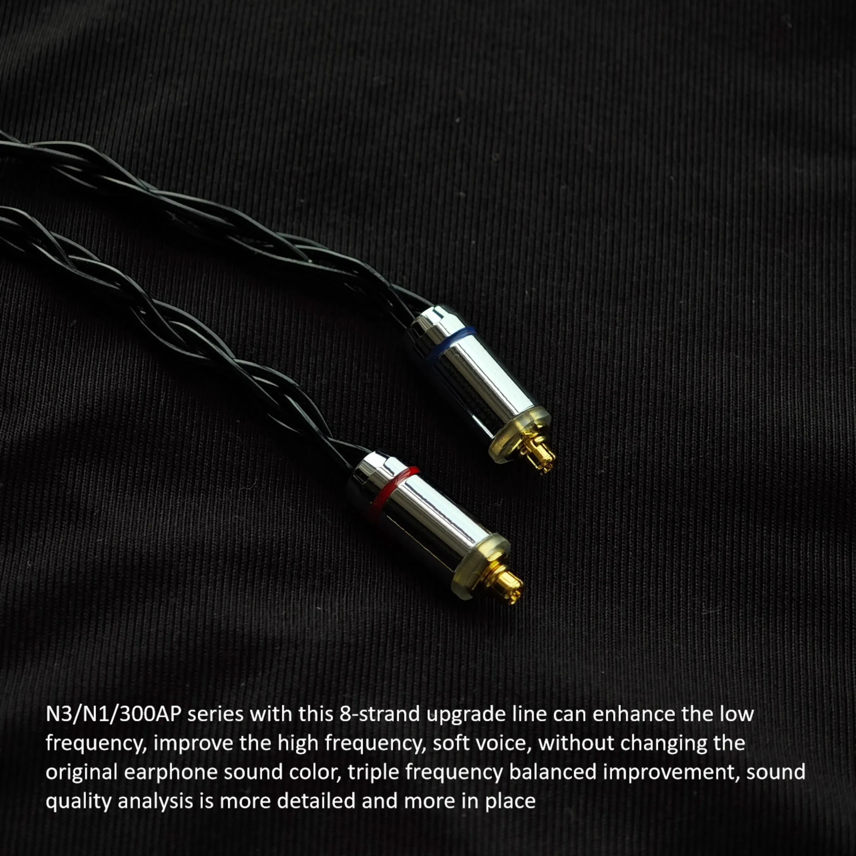 N3AP, Z5, N1AP, XBA-300AP, N3BP Upgrade Cable, 3.5mm with Mic, Balanced 4.4mm, 8-Core, 1.2m