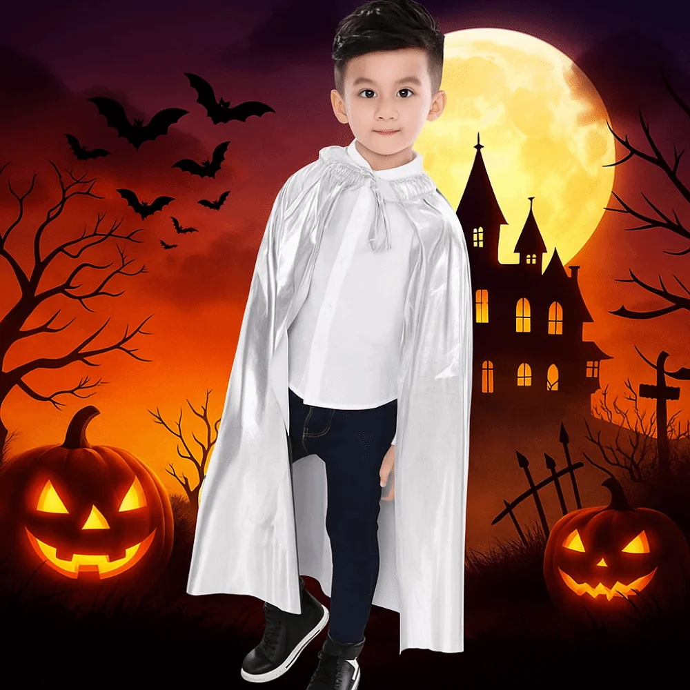 クールな多目的死神マントコートナイトクラブバードレスハロウィン子供ケープコスプレ衣装小道具魔女ローブウィザード