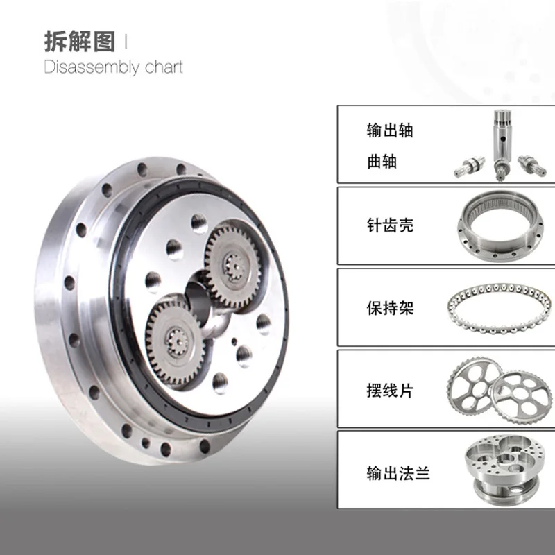 280RV gear reducer cycloid pinwheel robot mechanical hand joint reducer with servo