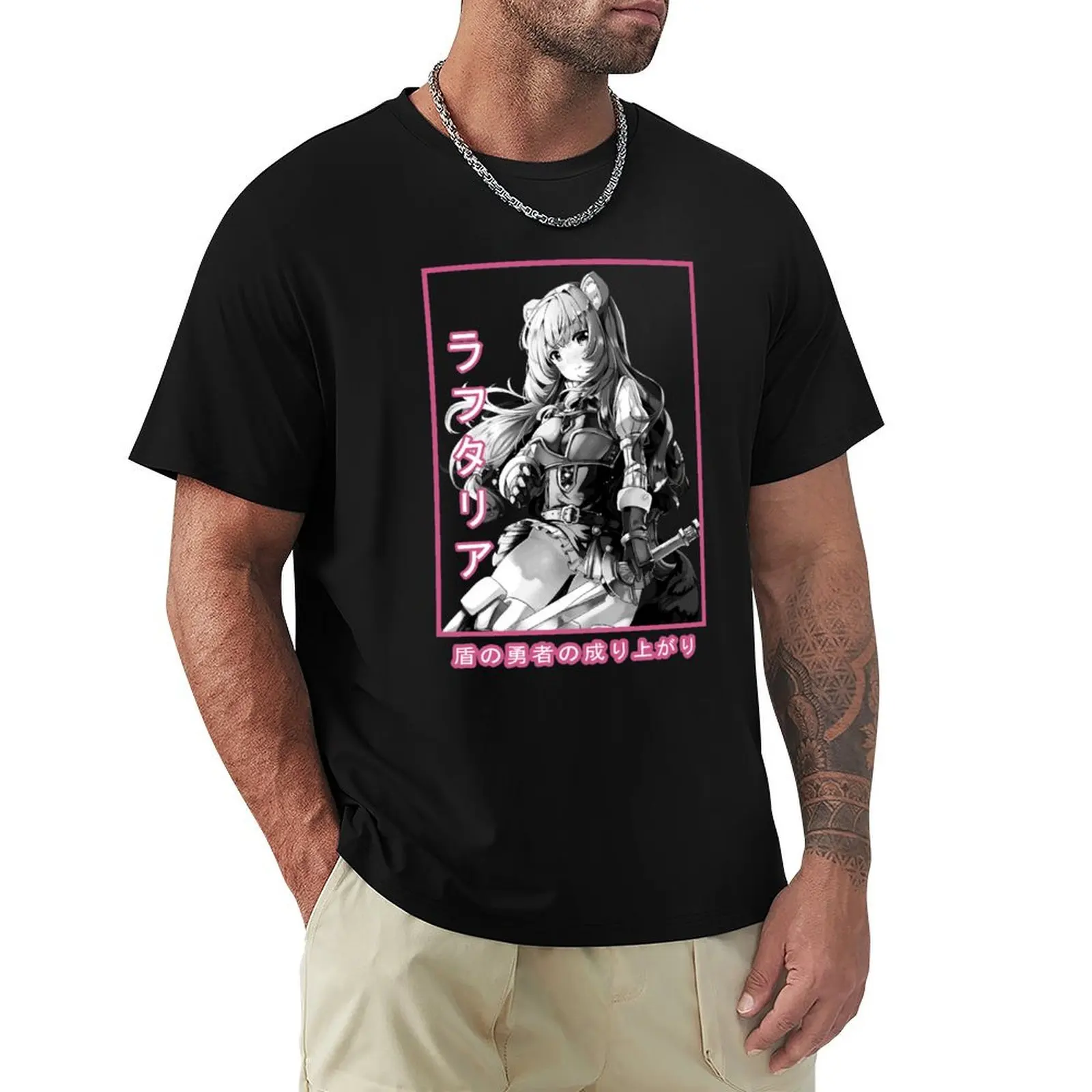 

Raphtalia T-Shirt topping oversized graphic tee vintage anime shirt t shirt men