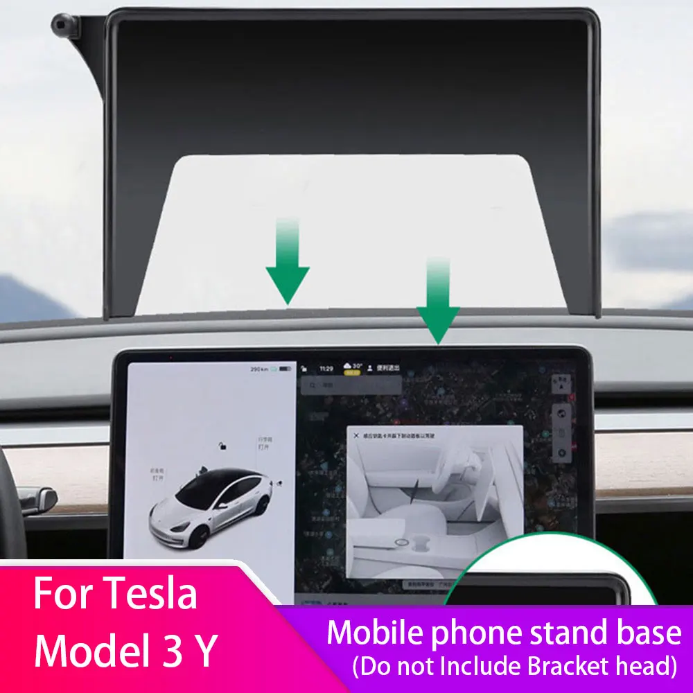 

For Tesla Model 3 Y 2017-2025 ABS screen stand base Universal Bracket Ball car accessories 1PC