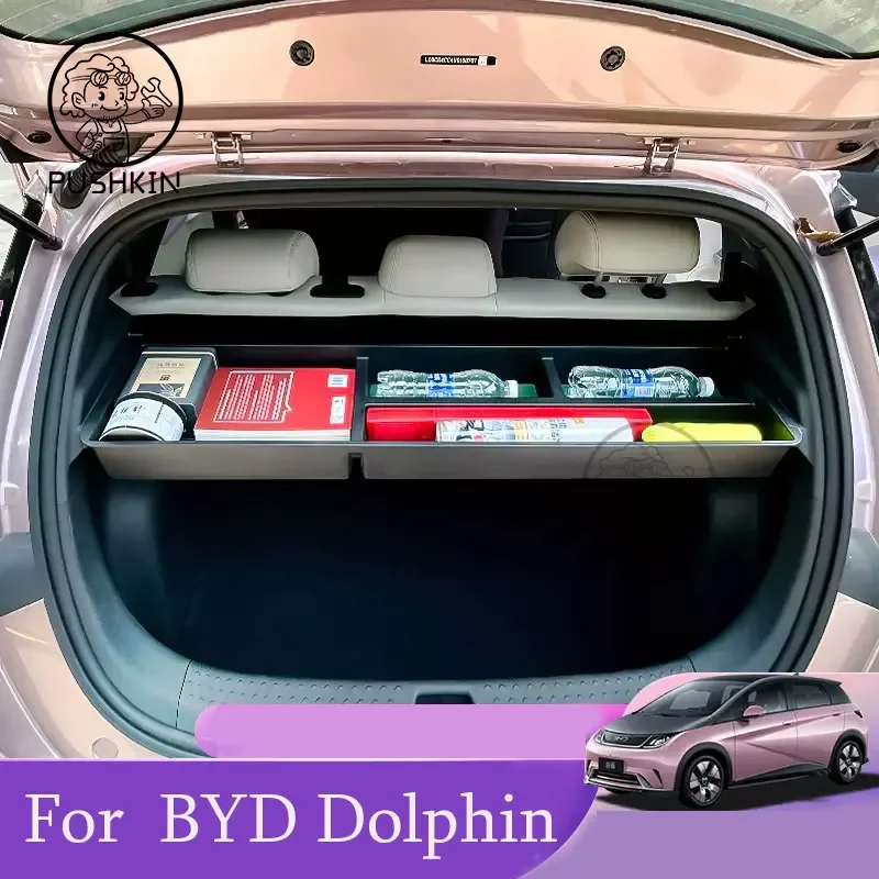 Rear Trunk Box Luggage Panel Fit Front Box Protection Patch Guard Plate For BYD Dolphin EA1 ATTO 1 2022 2023 Accessories