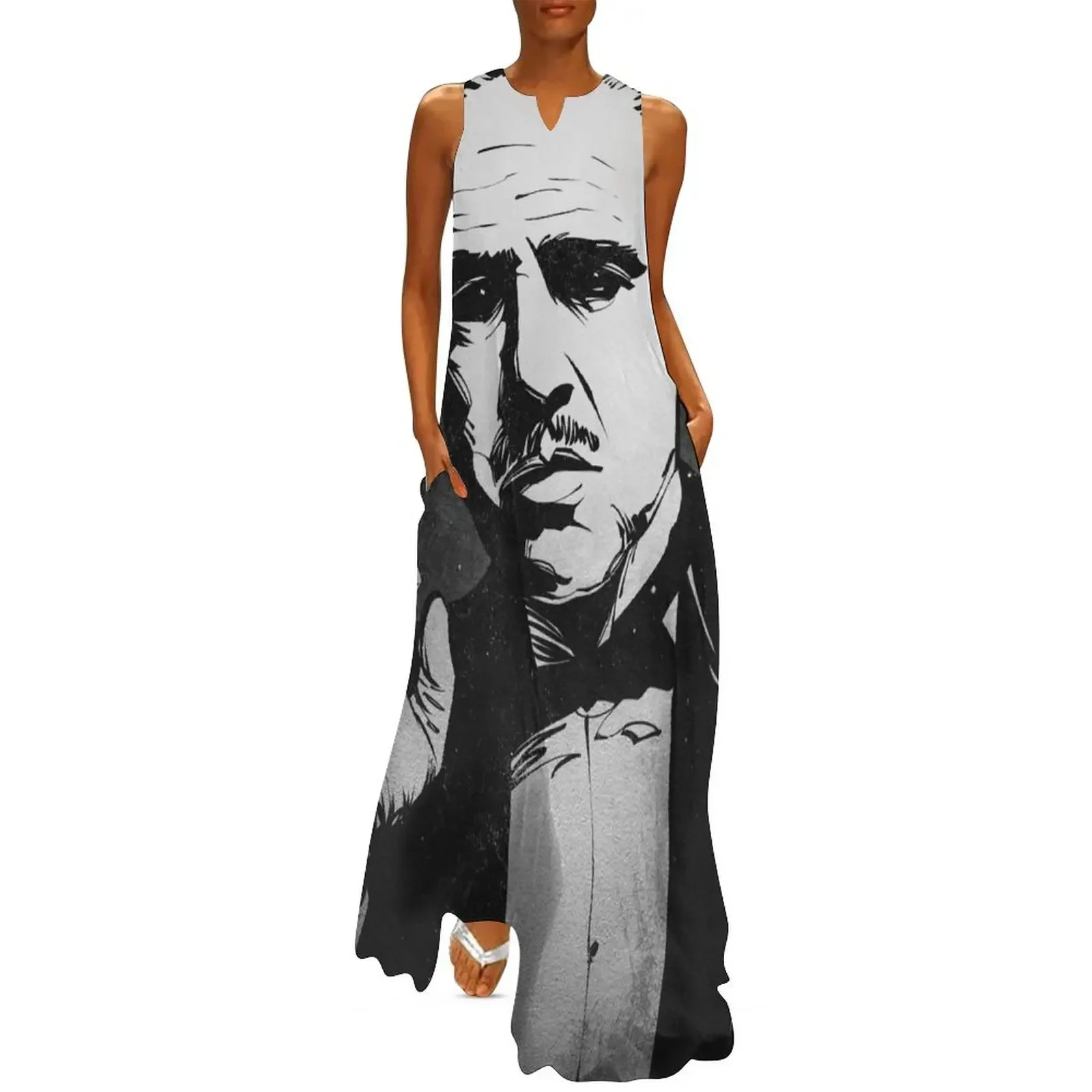 

The Godfather Long Dress Women's summer dresses long sleeve dresses Womens dresses beach outfits for women Dress