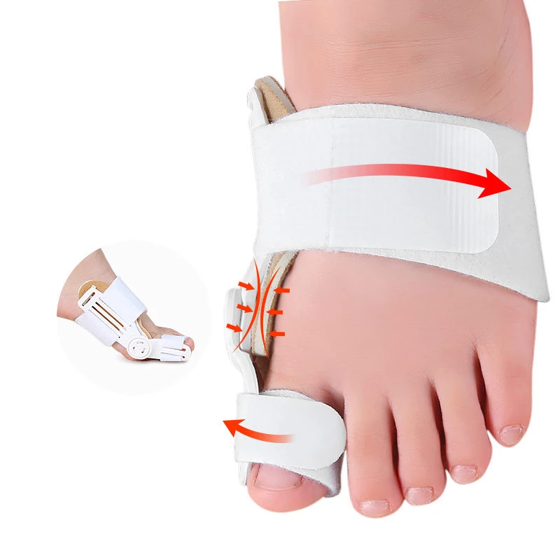 7Pieces Bunion Splint Corrector Foot Care Tools Big Toe Straightener Orthopedic Supplies Splitter Hallux Valgus For Children