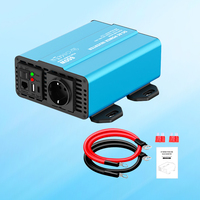 600W Pure Sine Wave Solar Power Inverter 12V/24V DC to 220V AC Off-Grid with Type-C Output Cigarette Lighter