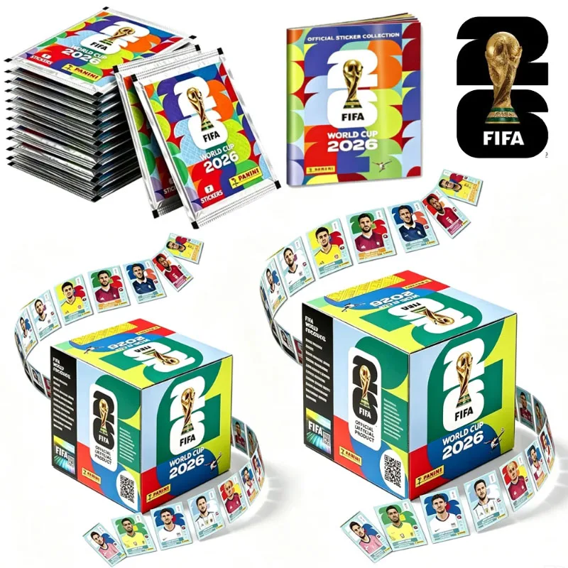 Ventes Flash Panini Coupe du Monde FIFA 2026 Autocollants Panini Version Internationale Collection Rare Souvenir pour Supporters de Football*