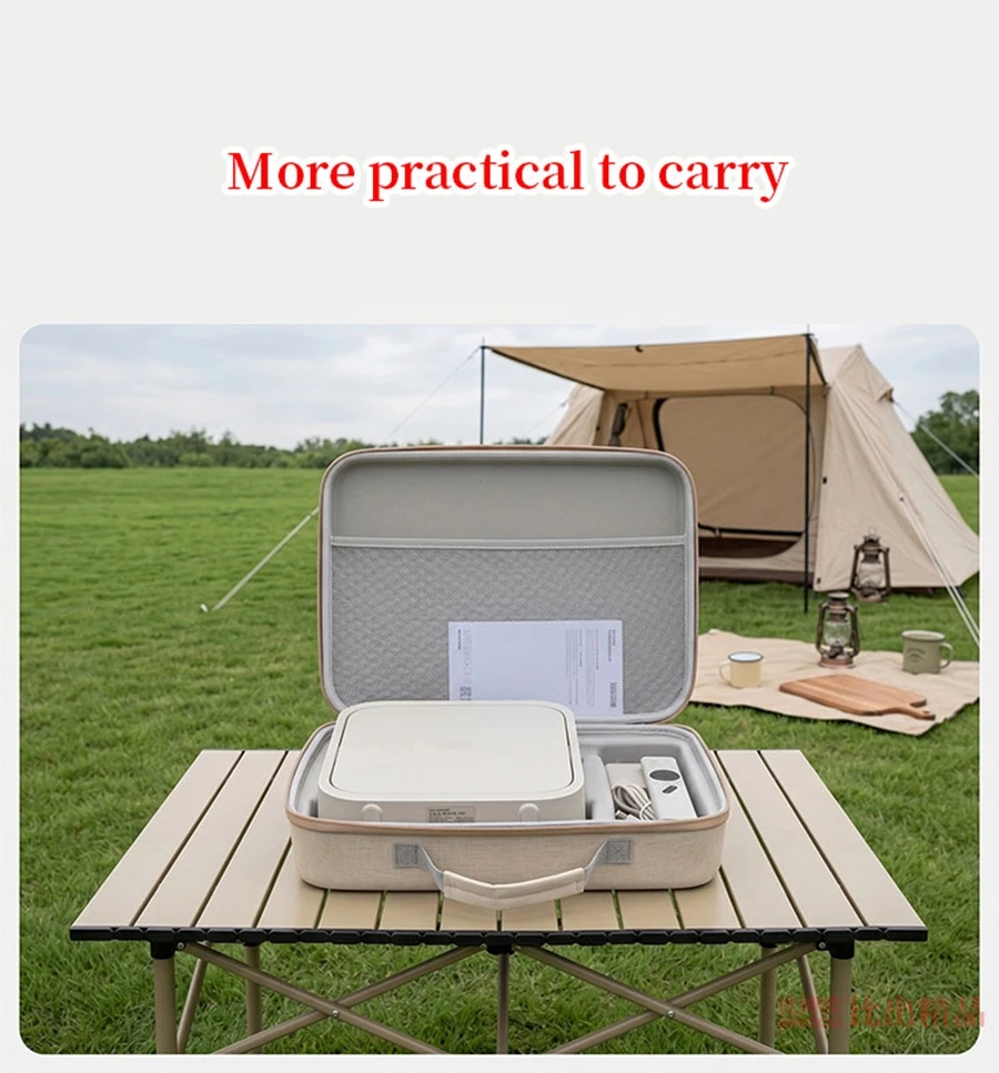 for XGIMI Z6X-5 Projector Portable Storage Bag Z6X V Hard EVA Box Outdoors Travel Carrying Case
