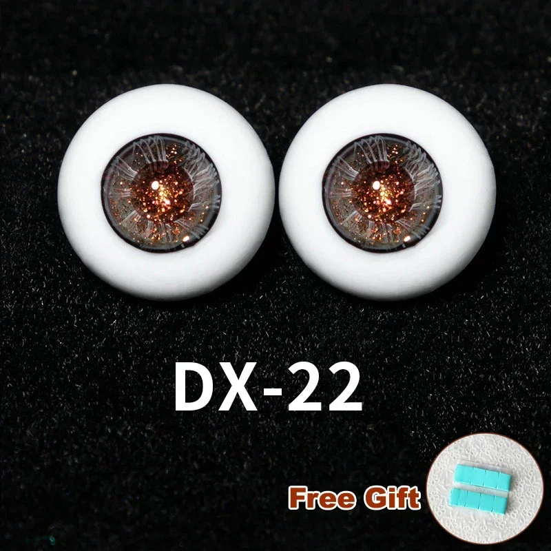 ペア Bjd 人形の目 16 ミリメートルガラスアイ 18 ミリメートル人形眼球人形 1/3 1/4 Bjd 人形アクセサリーおもちゃ