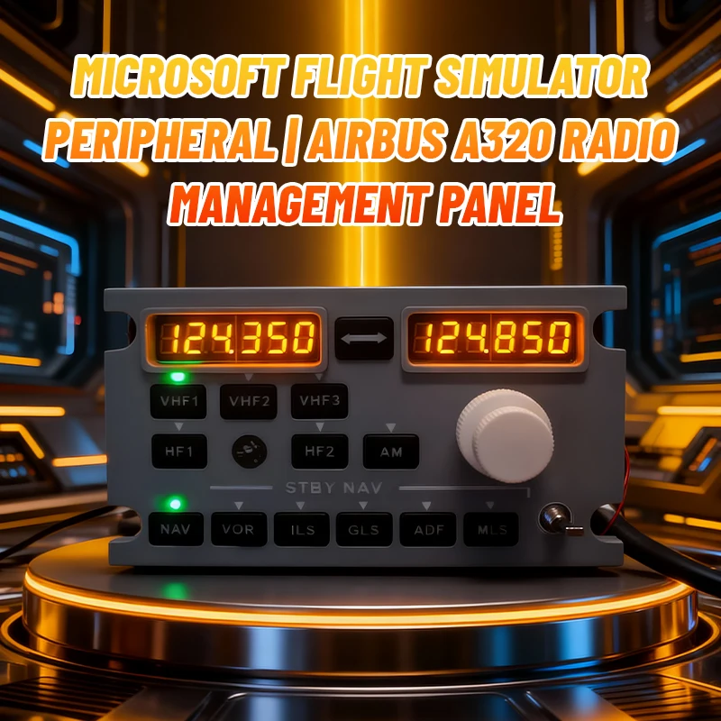 

Flight Simulator Radio A320 RMP COMBO Management Panel Mobiflight Driver Fenix Flybywire TLS Compatible PC‌
