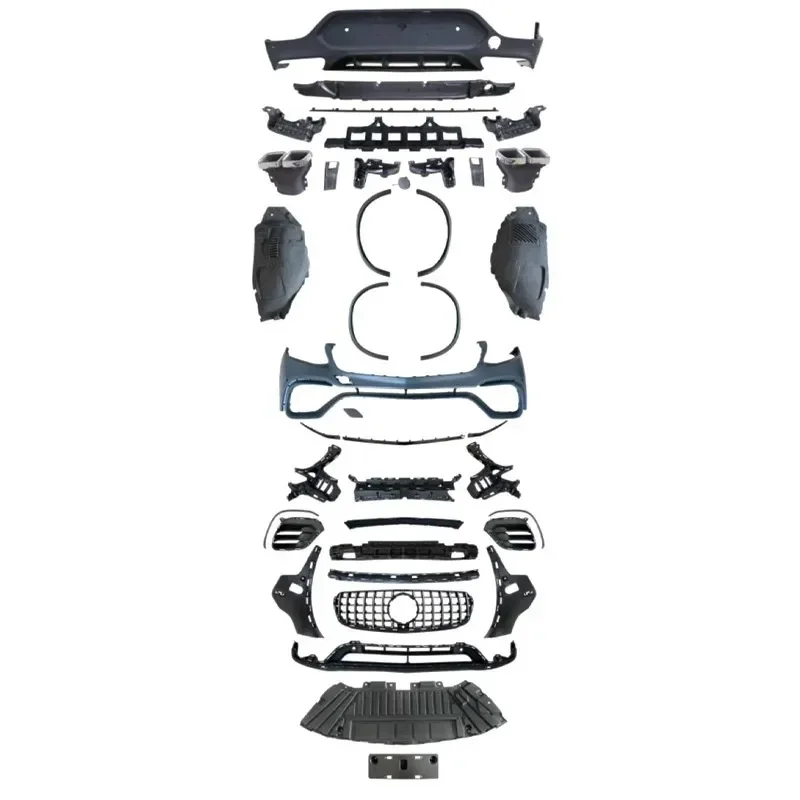 Suitable for Mercedes-Benz GLC COUPE Surround C253 To GLC63 COUPE AMG Front and Rear Bar Assembly Large Surround