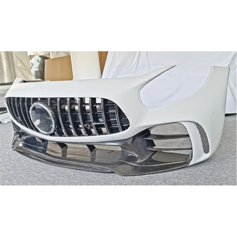 

Комплект переднего бампера в стиле Mercedes-Benz AMG GT GTS GTC GTR из полукарбона