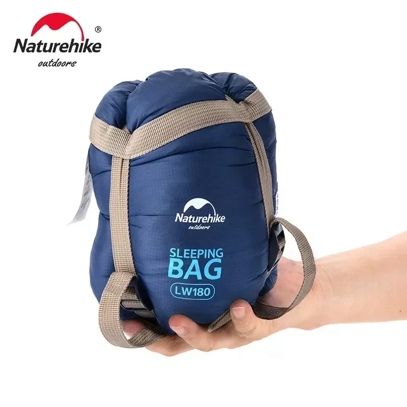 

Спальный мешок Naturehike Lw180, хлопковый ультралегкий мешок для отдыха на открытом воздухе, для походов и кемпинга, весна-лето