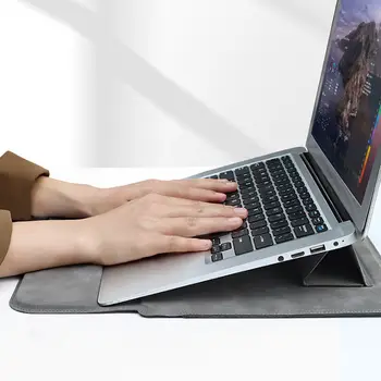 Kožené pouzdro na notebook z umělé kůže pro Macbook Air Pro 13, 15, 16 10 nejlepší prodej Pouzdro pro ASUS Vivobook Pro 15 - №10