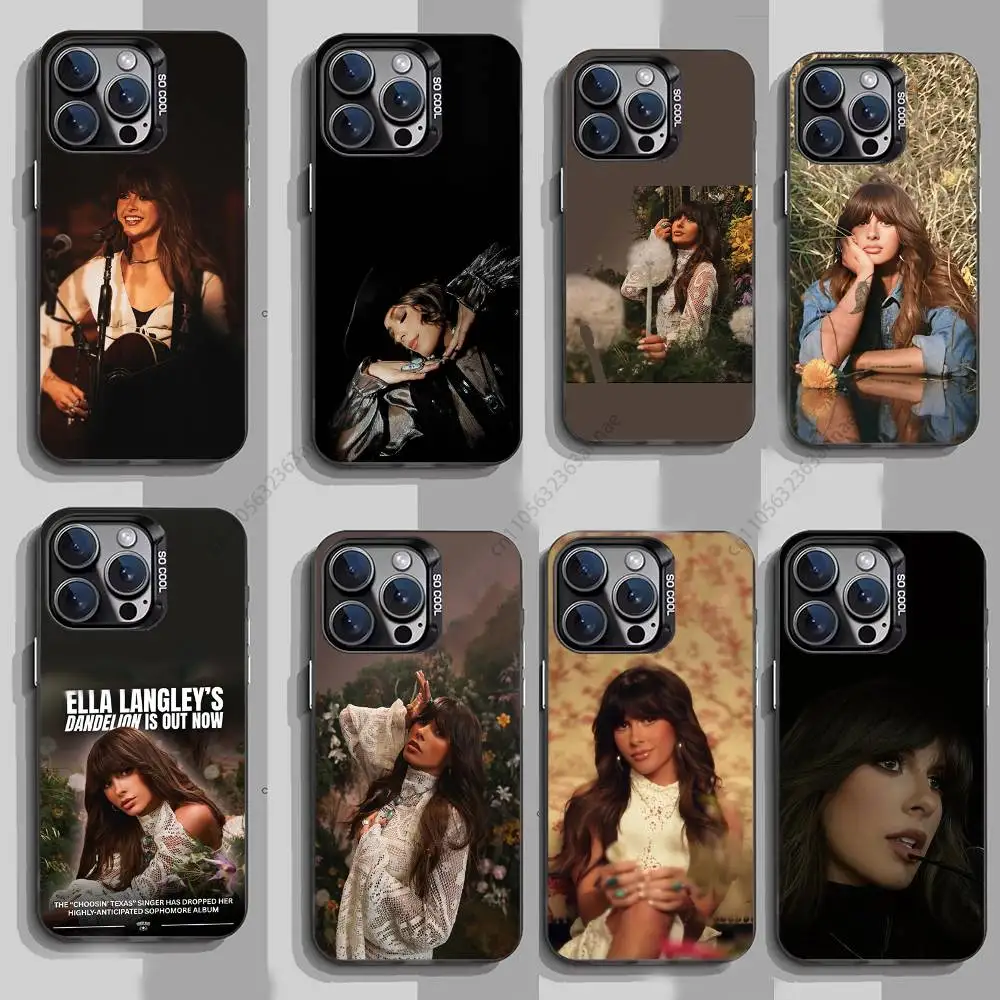 

Dandelion E-Ella L-Langley Phone Case for iPhone 15 16 Pro Max Air SE 11 13 Pro 14 Plus 12 11Pro 15Pro Max 16e Cover