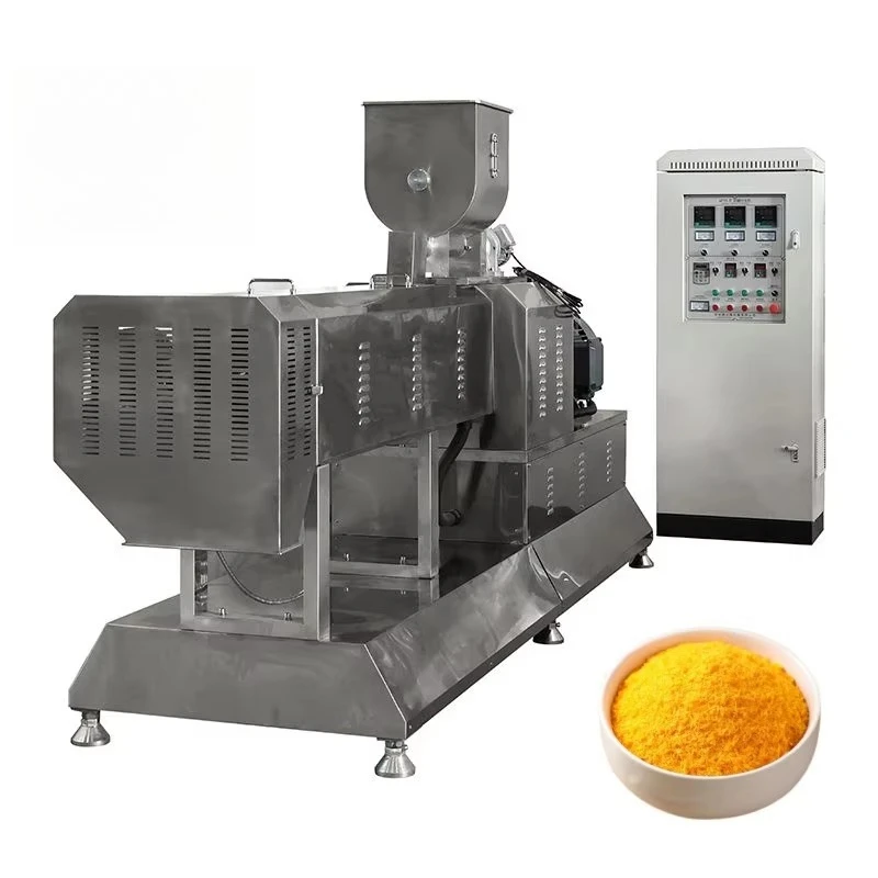 Custom Big Capacity Fully Automatic Bread Crumb Machine, Commercial Panko Processing Production Line