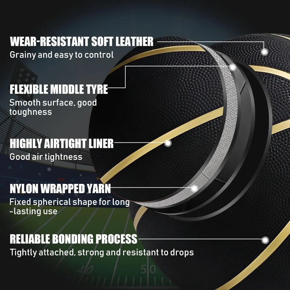 Полный комплект спортивных мячей из 8 предметов с баскетболом, футболкой, волейболом, 2 сумками для снаряжения, 2 насосами для подростков, молодежи,