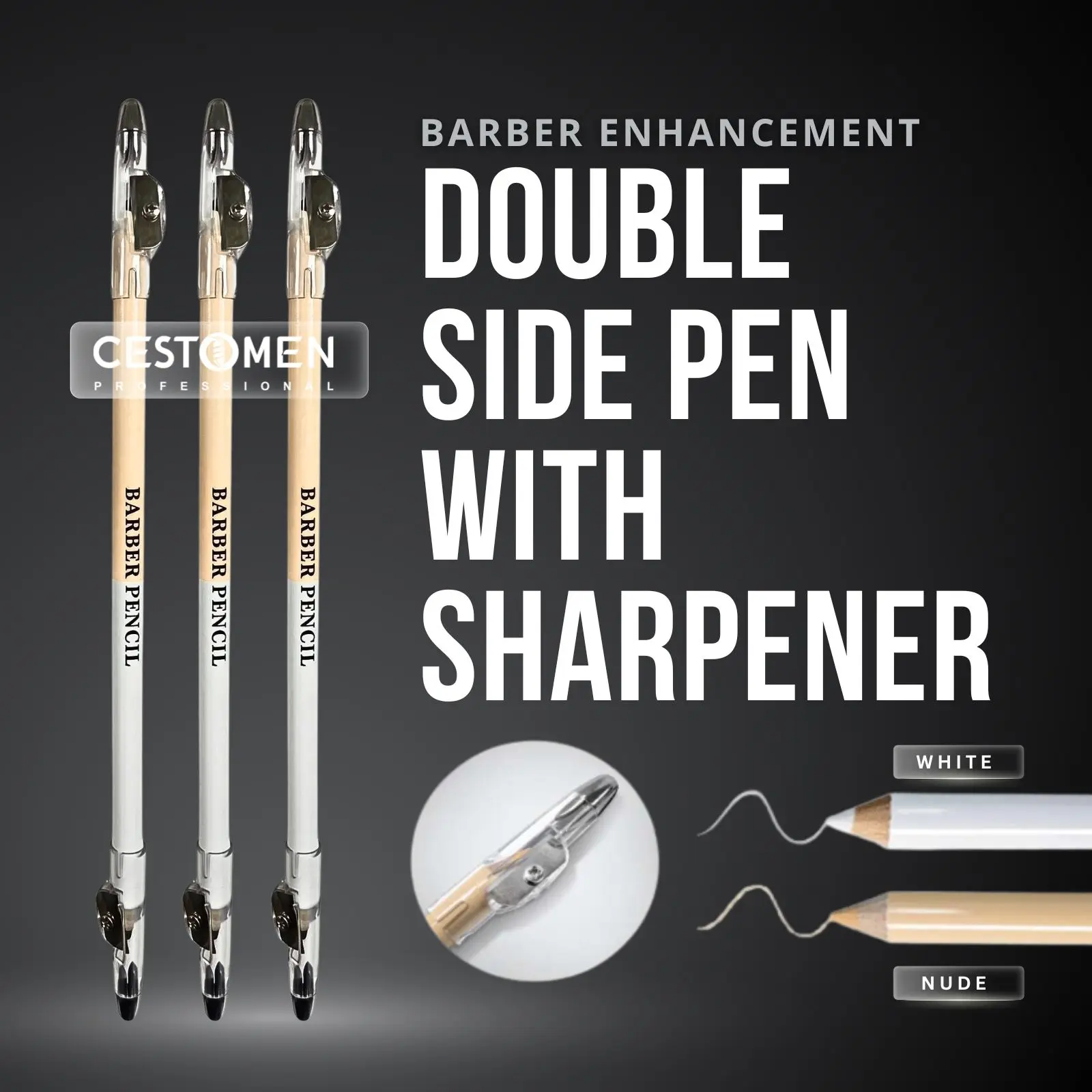 Pro Shaping Tools Kit with Barber Pencil