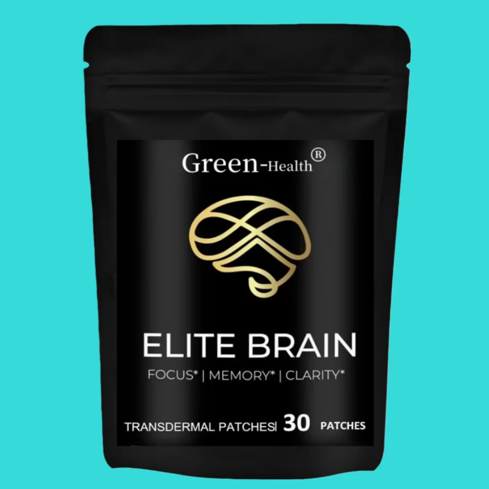

30-Pack Elite Brain Patches: Lions Mane + Vitamin B Complex to Boost Focus & Memory