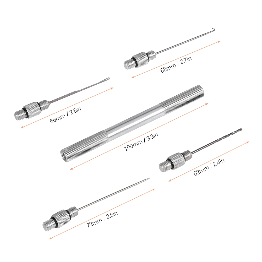 Multifuntion Carp Fishing Core Rigs Making Tools Splicing Needles Drill Carp Tools Accessories For Carp Fishing Tackle