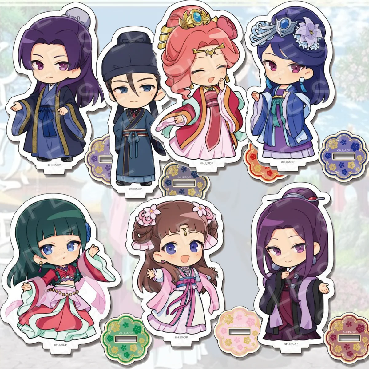 Anime The Apothecary Diaries 10cm Acrylic Stand Mao Jin Unique Gift Birthday Present Desk Palace Anime Desktop Ornament keychain