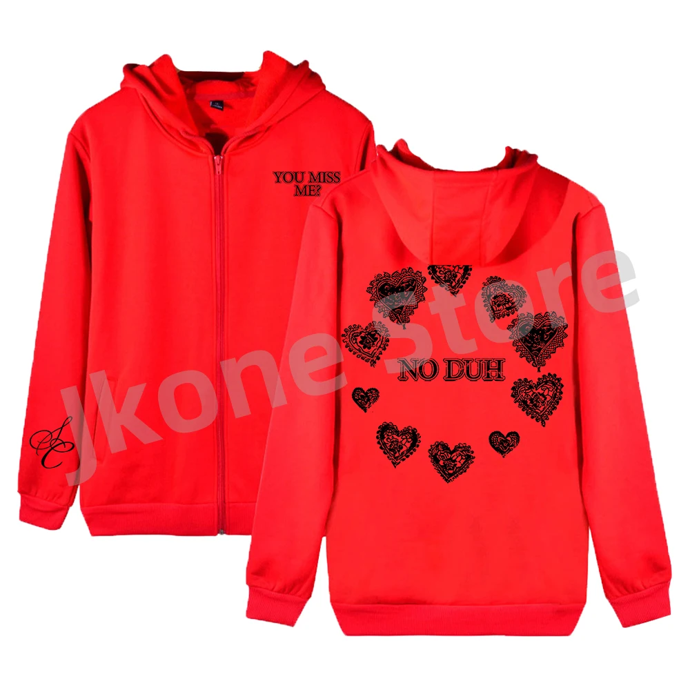 Sabrina Carpenter zip Hoodies Valentine New Logo Merch Women Men Fashion Casual Sweatshirts