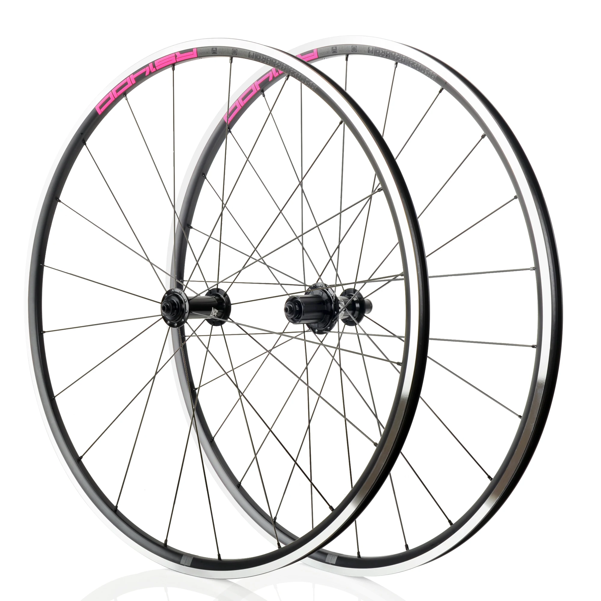 Koozer-アルミニウム合金ロードバイクホイールセット,フロントおよび