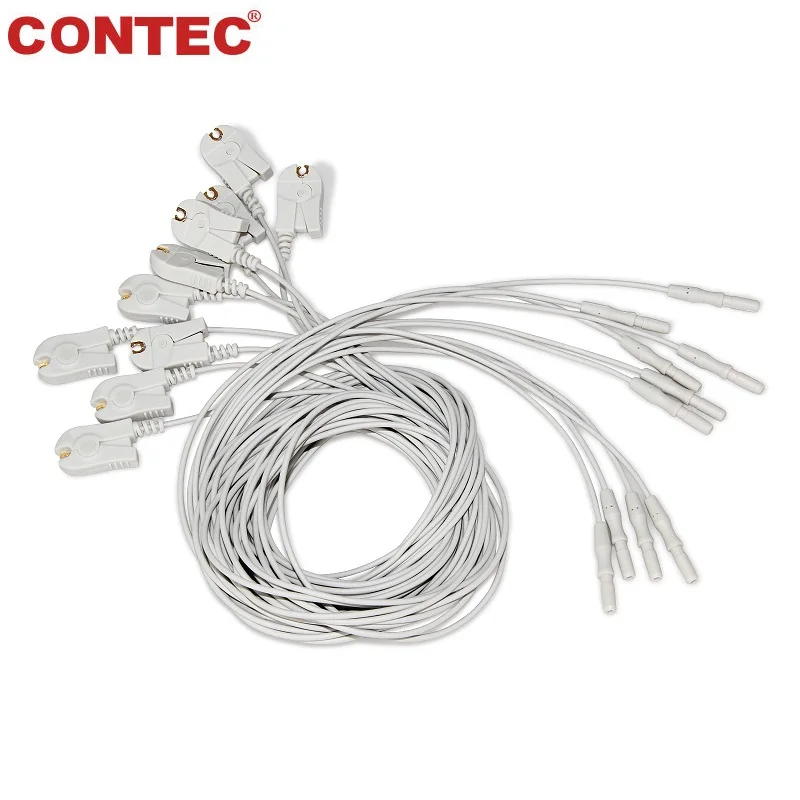 

10pcs EEG cable Brain leadwire FOR EEG Mapping system KT88 /KT88-2400/KT88-3200