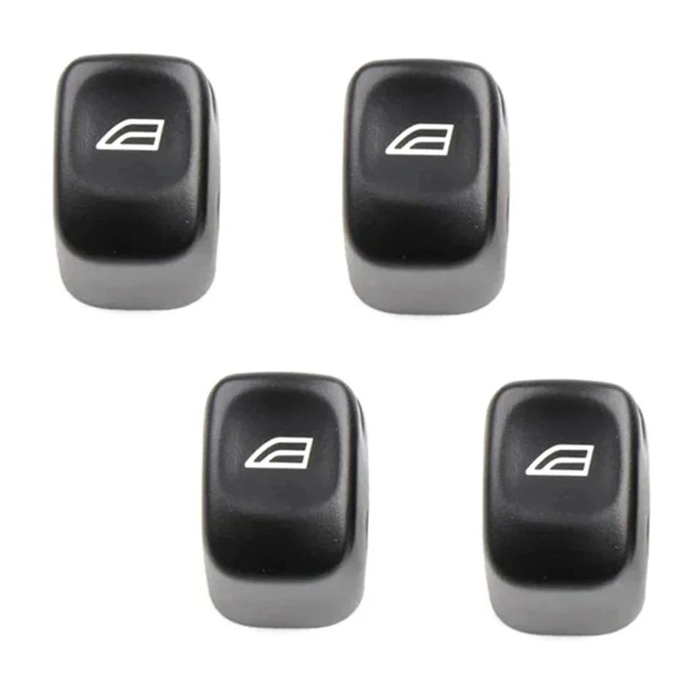 

Black ABS Front Window Switch Cover for Volvo S60 S80 XC70 XC90 For V70 2000-2012 Direct Fit 4PCS Set 31295164