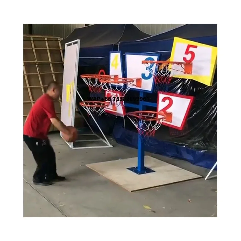 Portable Mini Outdoor Indoor Basketball Ring Net Hoop Stands with Backboard Accessories Equipment Basketball Rack