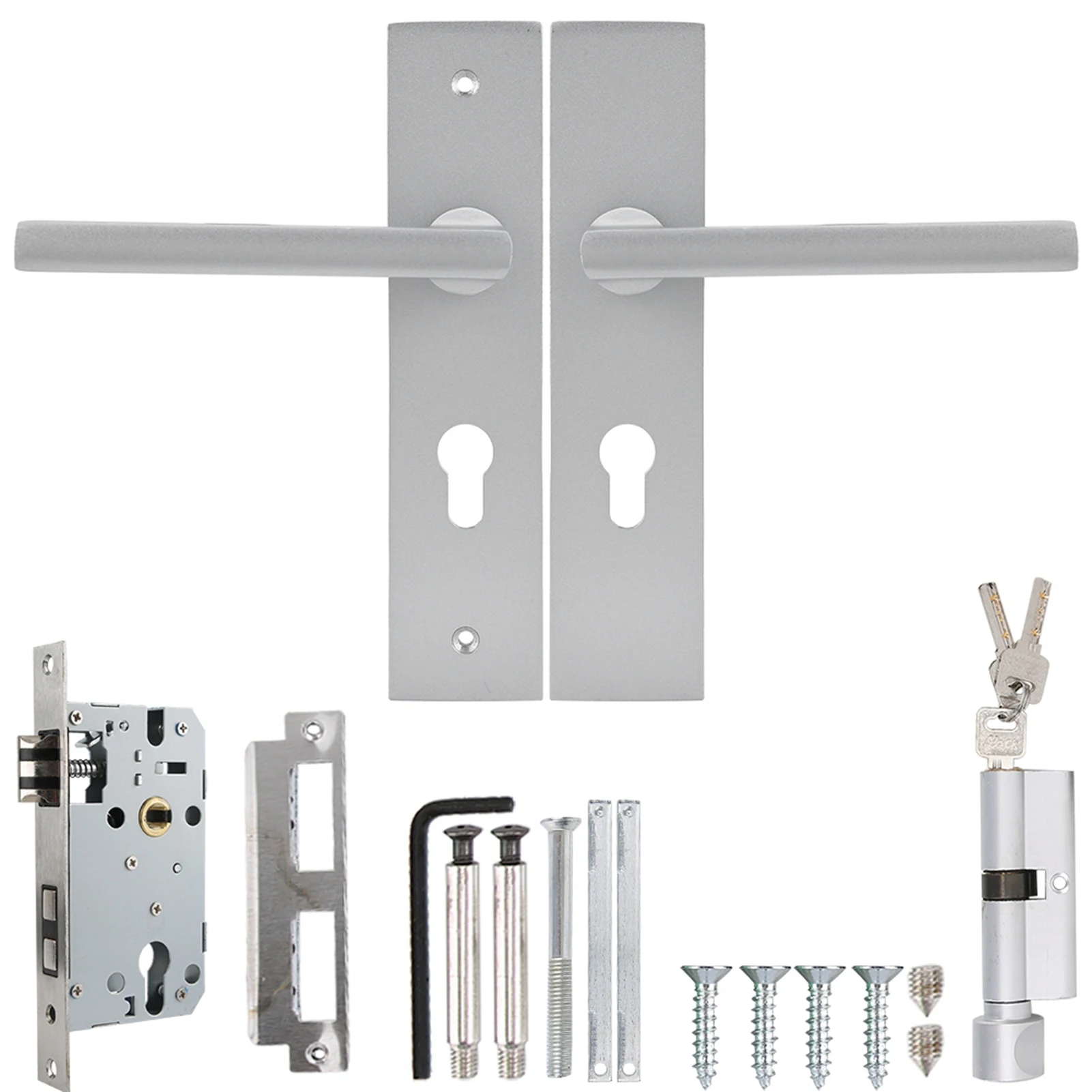 

Дверная ручка в европейском стиле, замок для дома, спальни, гостиной, механический дверной замок, набор защитных замков