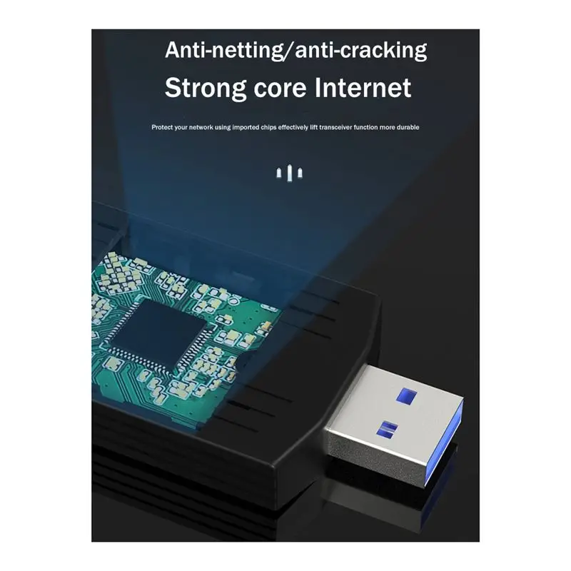

(A26M) WiFi6 USB Adapter AX1800M USB Dual Band 2.4GHz/5GHz Wireless Network Card USB3.0 Wifi6 Network Card