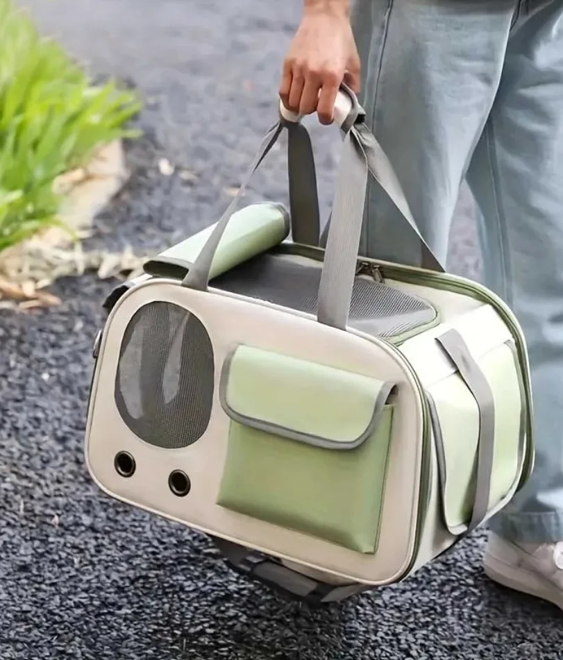 

1Pcs Portable Pet Carrier Cat Bag For Cats And Dogs Ideal For Travel And Outdoor Activities Suitable For Cats And Small Dogs