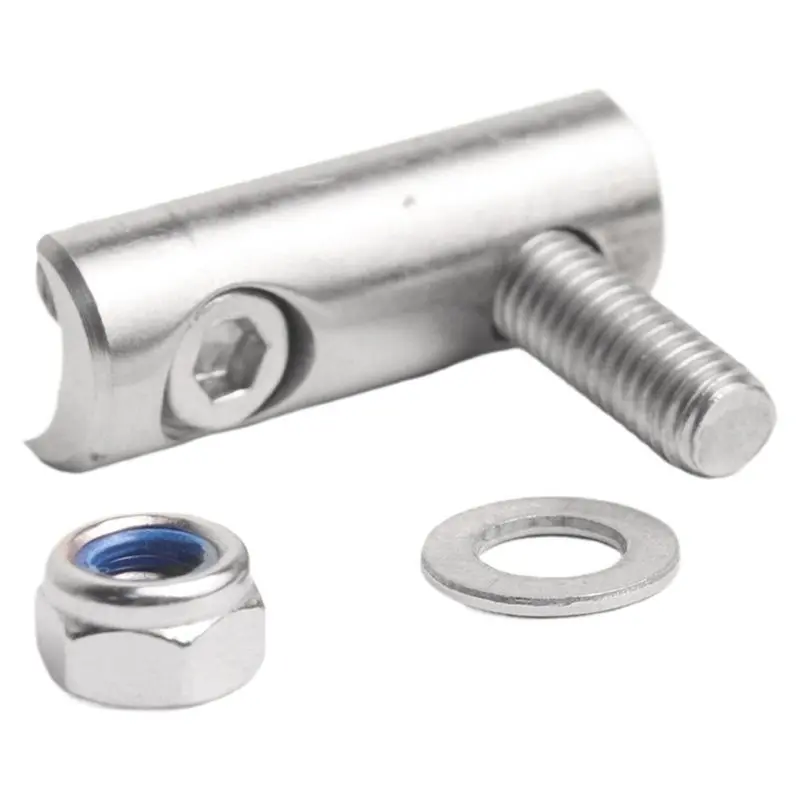 ABHS-Road Bike Front Derailleur Extender Stainless Steel Adapter For R8000 R7000 R9100 Bicycle Chainring Conversion Upgrade