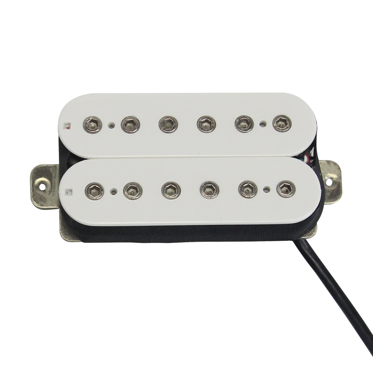 FLEOR 1pcs Alnico 5 Humbucker Pickup Electric Guitar Pickup White Neck / Bridge Position Choose