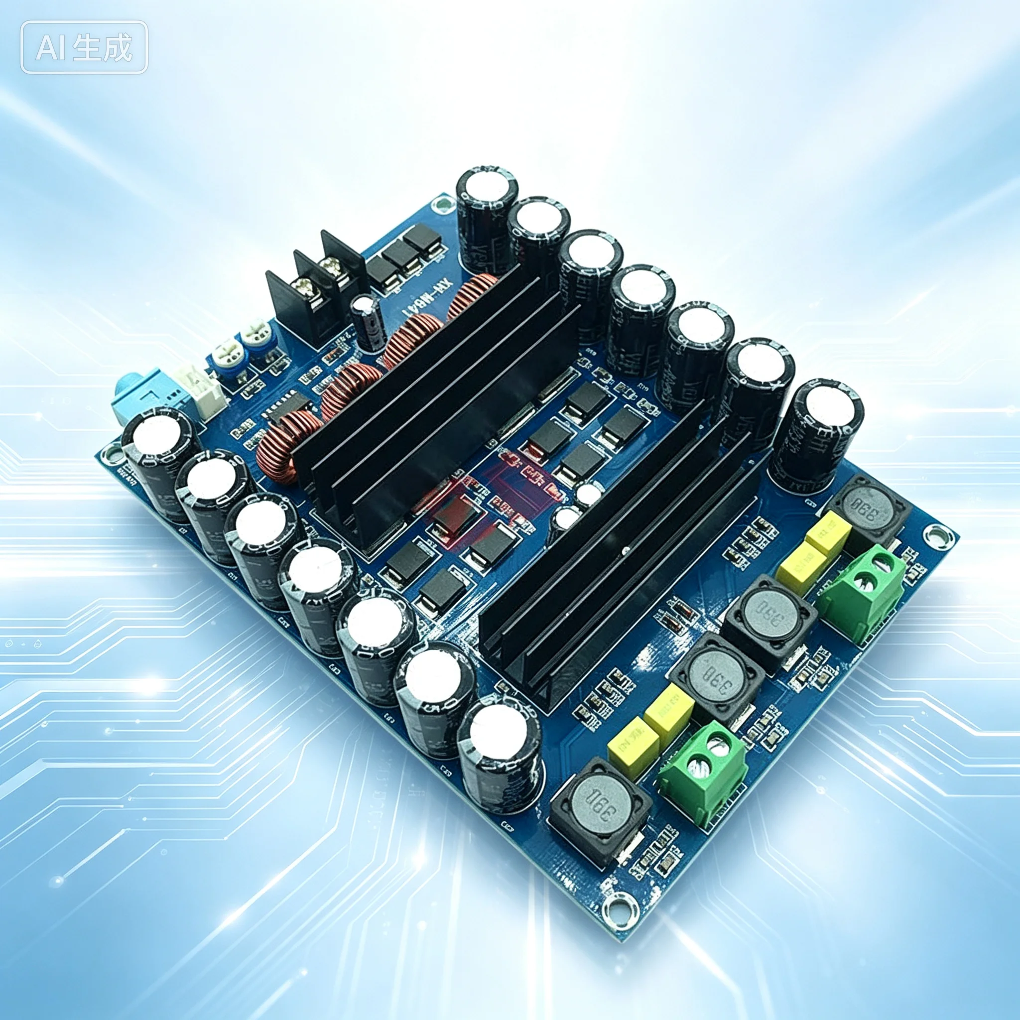 Audio Module for TPA3116D2 High Power Digital Amplifier Board, Dual Channel 2*150W Battery Car Vehicle Audio Module