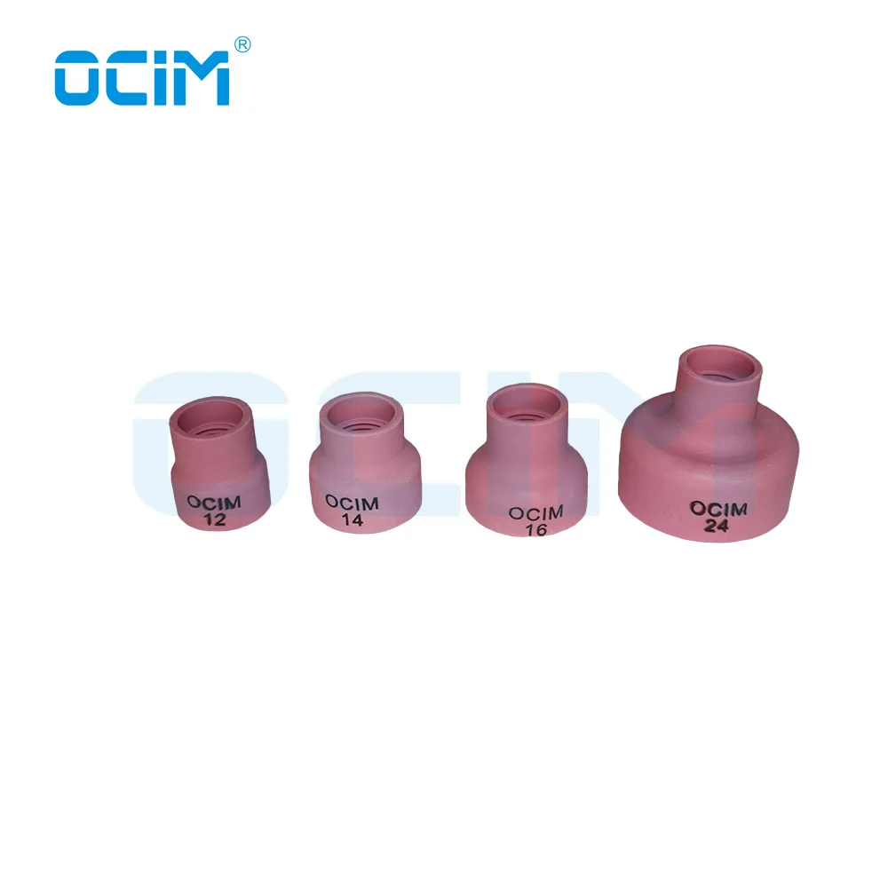 2Pcs Ceramic Welding Cup 24# Or 14# Or 16# Or 12# Nozzle For WP‑17/18/26/9/20 Tig Torch