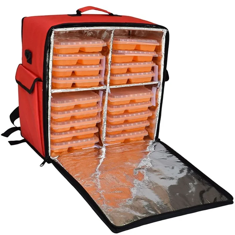 1680D waterproof Oxford Takeaway bag meal warming box backpack bag refrigerated insulation package suitcase bags travel ice pack