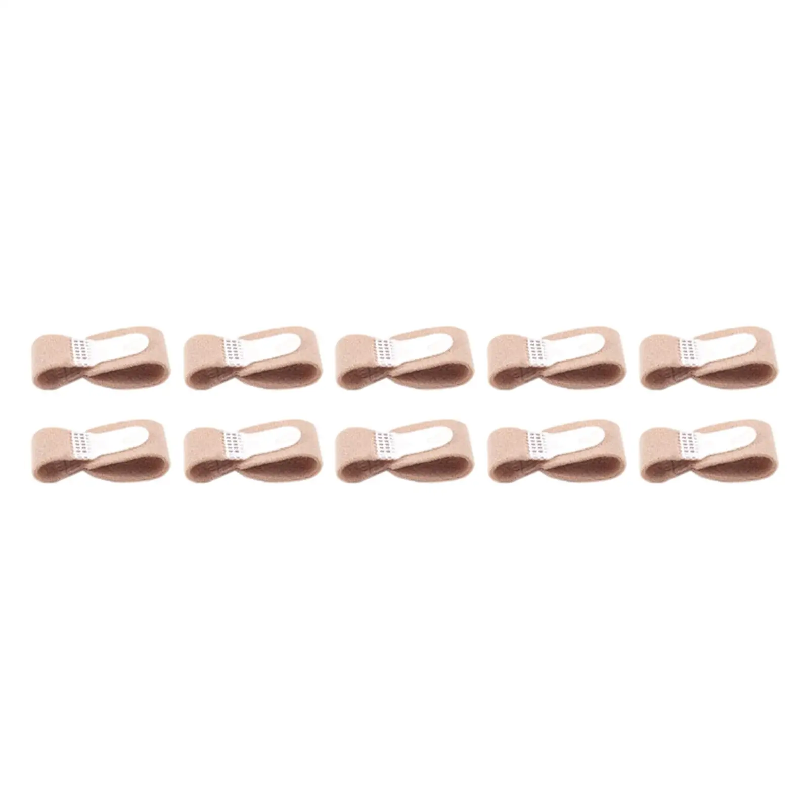 10 Pieces Broken Finger Wraps Finger Splint Buddy Tape Convenient Beige for Dislocated Joint