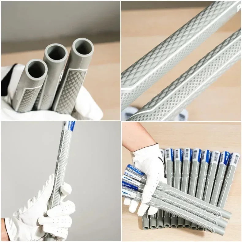 13pcs/lot Golf Grip Kit Tpe Material Soft Feel Golf Club Grip Swing Handle 60R Standard/Midsize/JUMBO Grey Blue