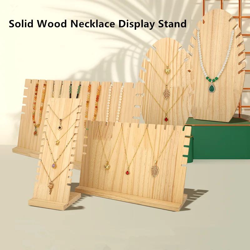 Solid Wood Creative Jewelry Display Stand Multiple Necklace Pendant Bracelet Display Stand Jewelry Stand Bracelet Display Props