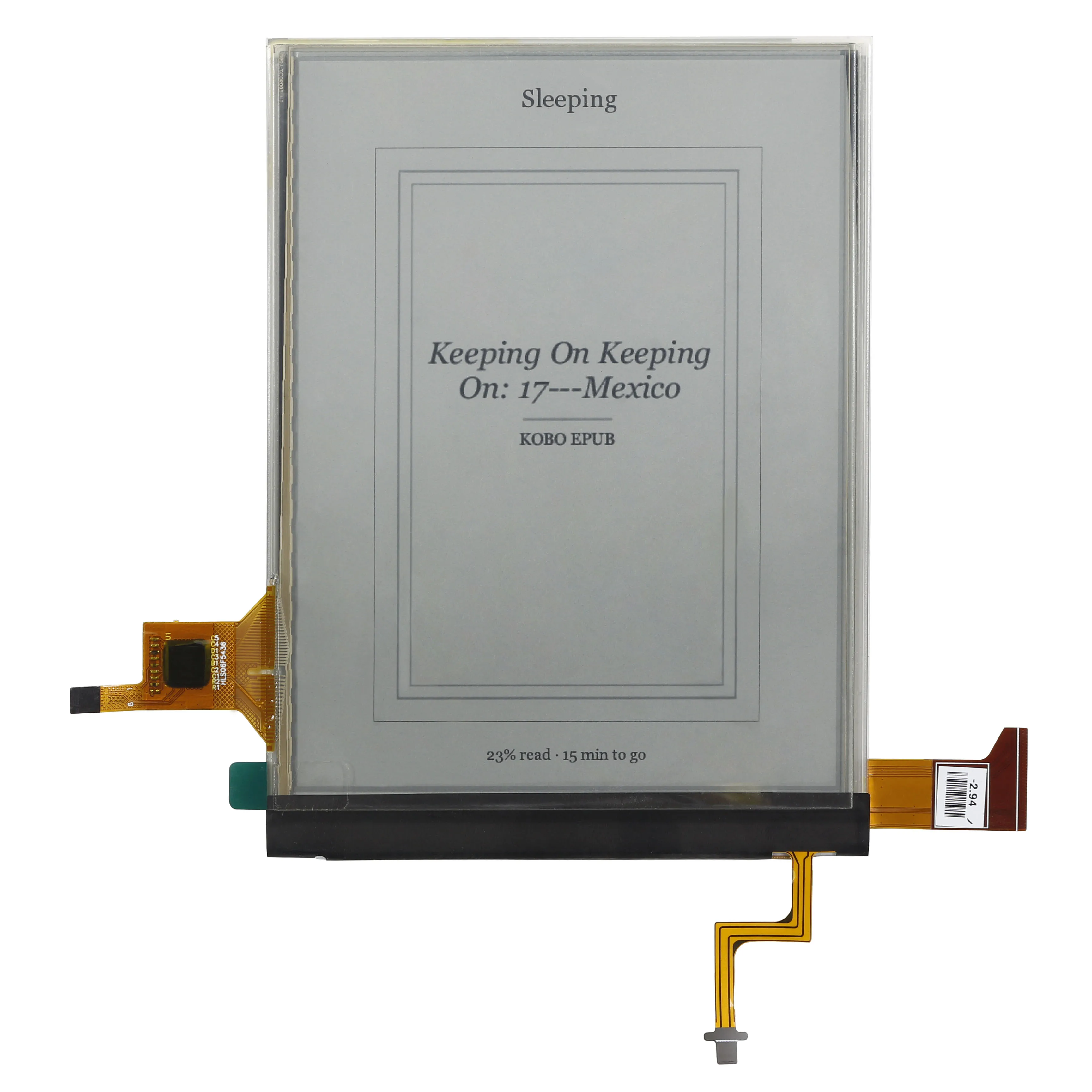 New 6 inch ED060XCG HLS06F5436 Eink LCD With Touch Screen For e-book reader screen replacement