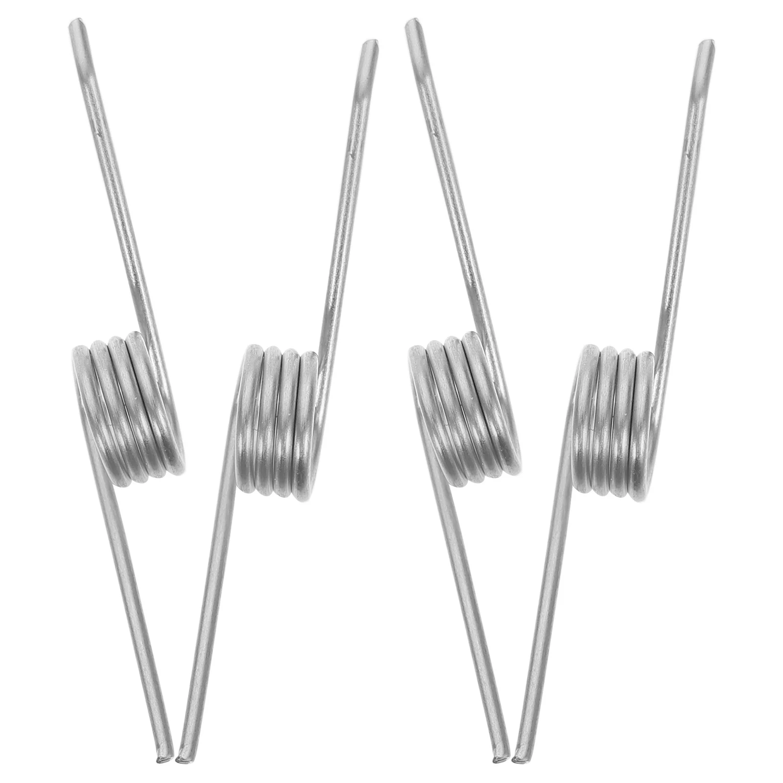 

4 pcs Stainless Steel Torsional Replacement Trash Can Lid Easy Install For Handpress Footpedal Garbage Rubbish Bin Lid