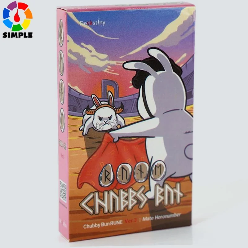 

Chubby Bun Rune V.3 (Elder Futhark)Tarot Decks 78 Card Tarot Deck High Quality Board Game