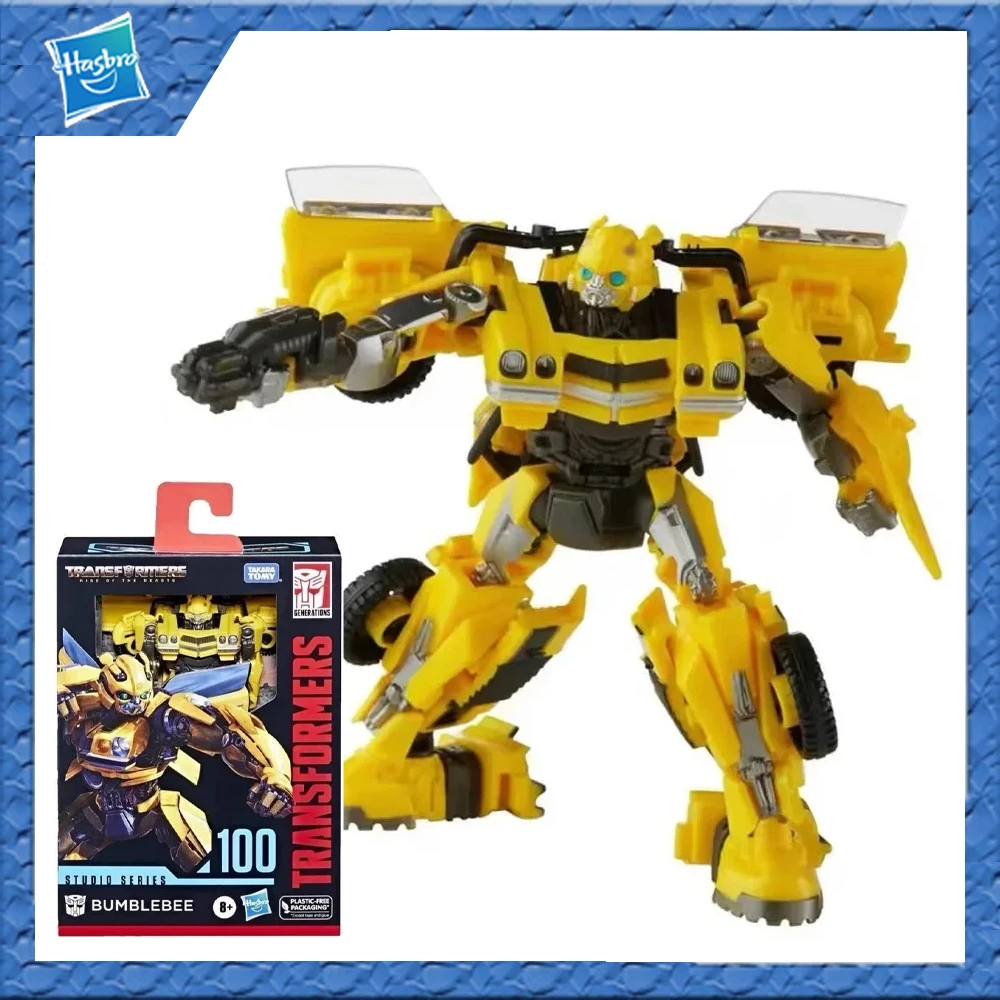 

Original Hasbro Transformers Rise of The Beasts Ss100 Deluxe Bumblebee Robot Autobot Action Figure Model Toy