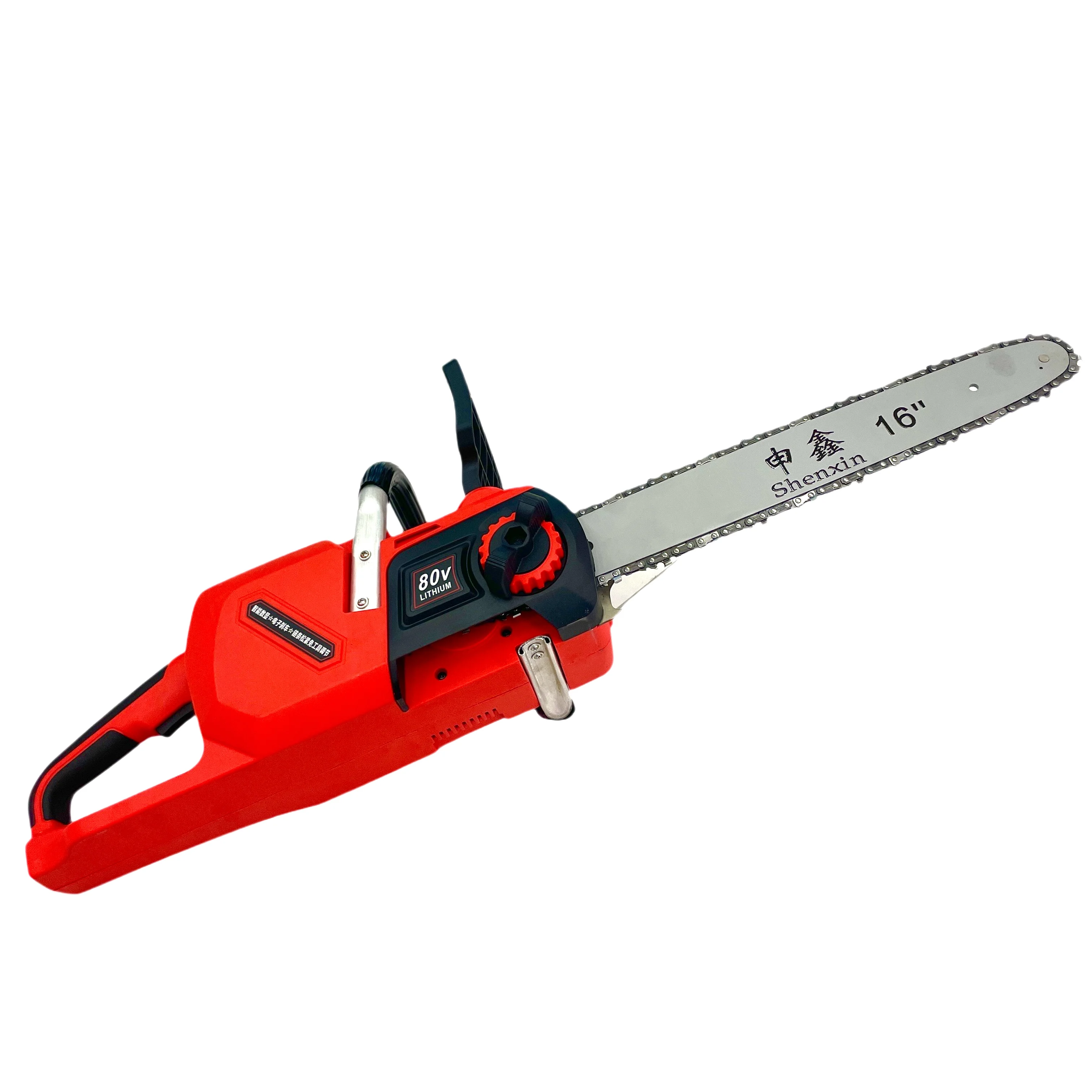 

16-Inch Portable Battery-Powered Chainsaw With Security Lock Industrial Grade For Branches & Wood Cutting In Yard & Garden Use