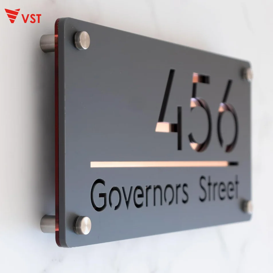 

VST Custom Modern House Табличка с именем Номер двери и табличка с адресом улицы Дверной знак
