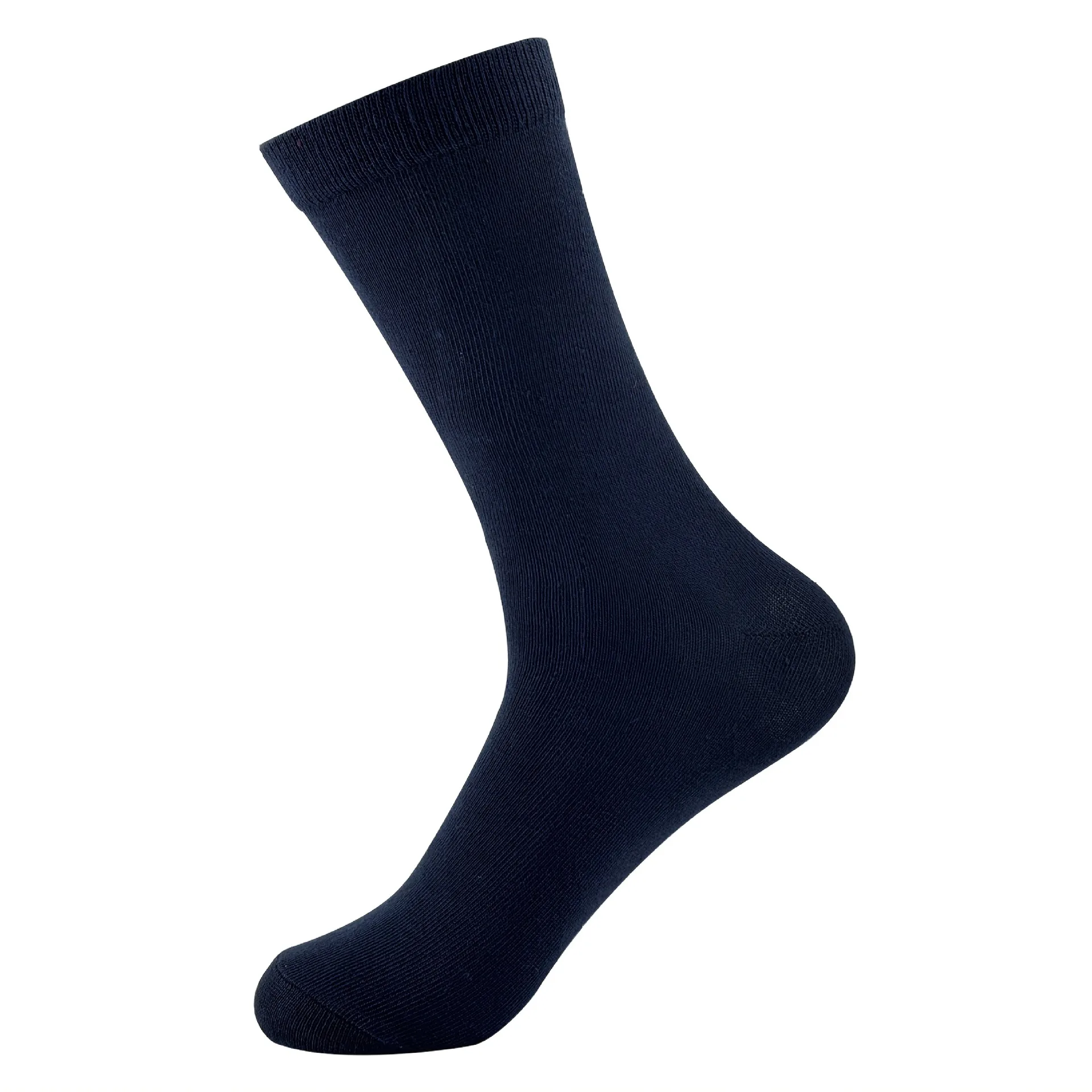 3pair Sock Leisure Athletic Sports Crew Dress Men Solid Color Striped plus-size Business Stockings mid-calf Autumn Winter B8W119